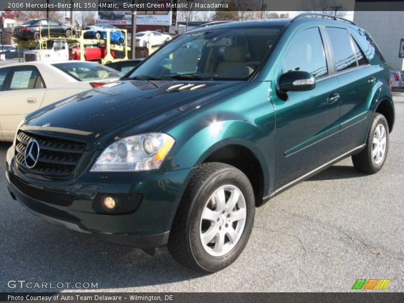 Everest Green Metallic / Macadamia 2006 Mercedes-Benz ML 350 4Matic