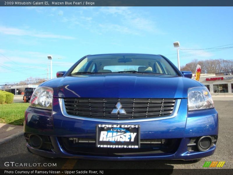 Maizen Blue Pearl / Beige 2009 Mitsubishi Galant ES