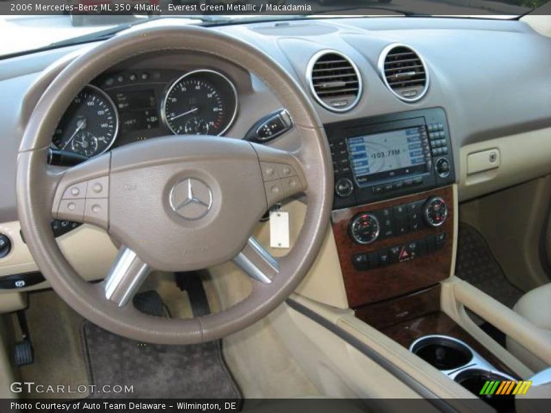 Everest Green Metallic / Macadamia 2006 Mercedes-Benz ML 350 4Matic