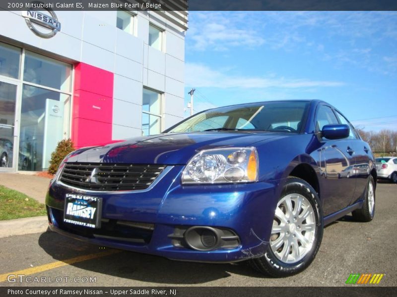 Maizen Blue Pearl / Beige 2009 Mitsubishi Galant ES