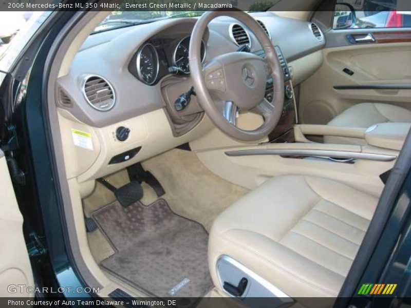 Everest Green Metallic / Macadamia 2006 Mercedes-Benz ML 350 4Matic