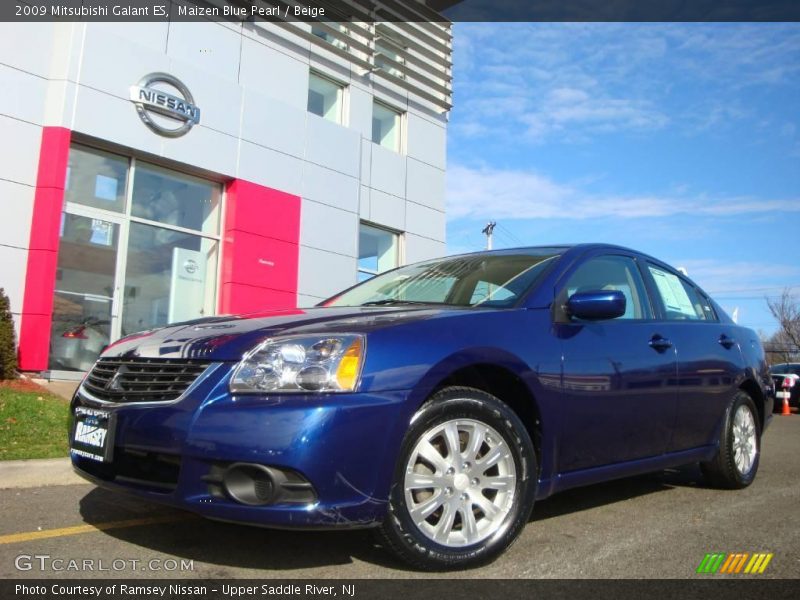 Maizen Blue Pearl / Beige 2009 Mitsubishi Galant ES
