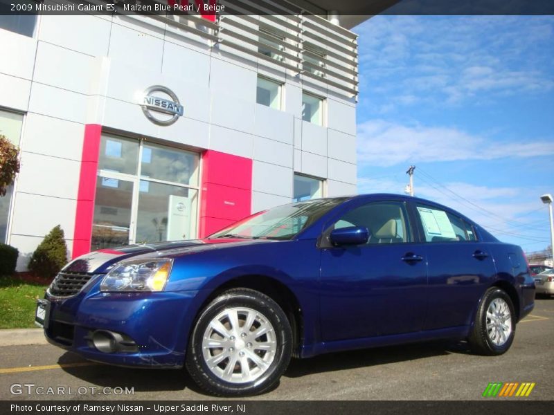 Maizen Blue Pearl / Beige 2009 Mitsubishi Galant ES
