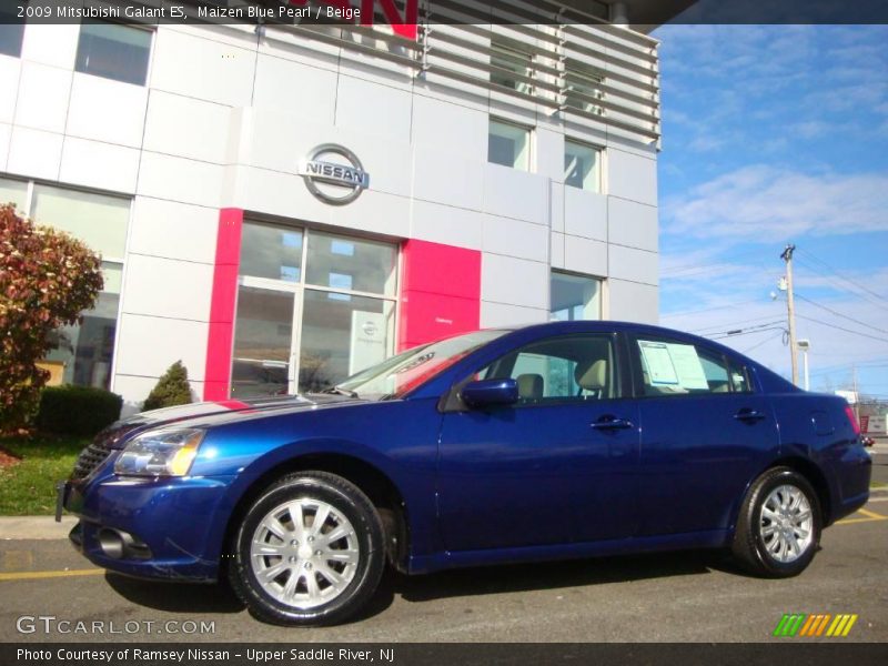 Maizen Blue Pearl / Beige 2009 Mitsubishi Galant ES