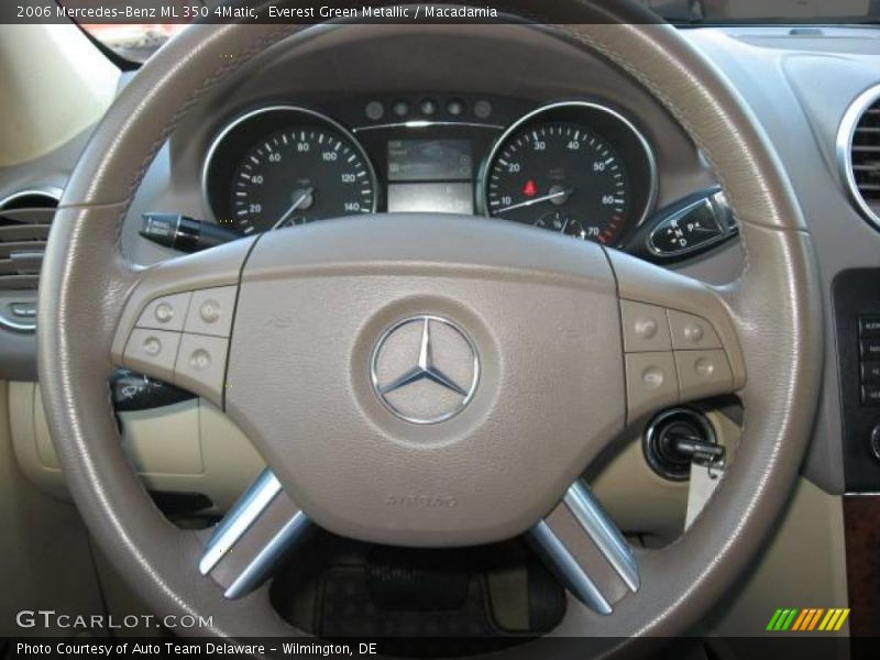 Everest Green Metallic / Macadamia 2006 Mercedes-Benz ML 350 4Matic