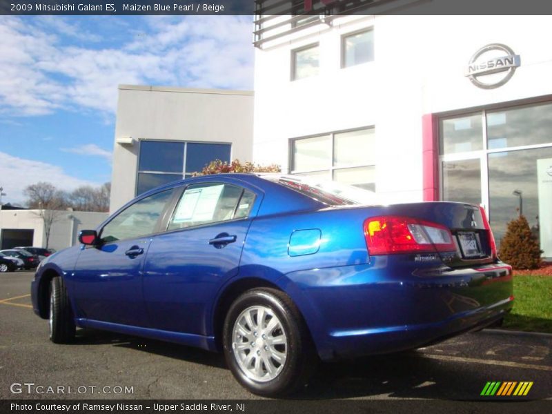 Maizen Blue Pearl / Beige 2009 Mitsubishi Galant ES