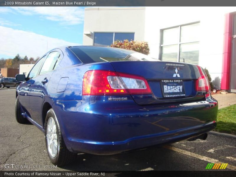 Maizen Blue Pearl / Beige 2009 Mitsubishi Galant ES