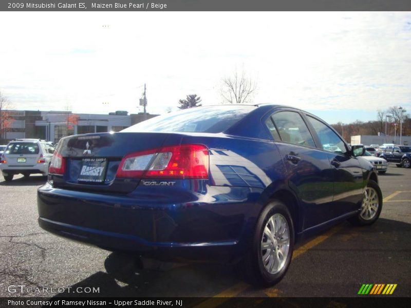 Maizen Blue Pearl / Beige 2009 Mitsubishi Galant ES