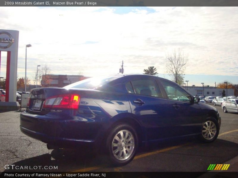 Maizen Blue Pearl / Beige 2009 Mitsubishi Galant ES