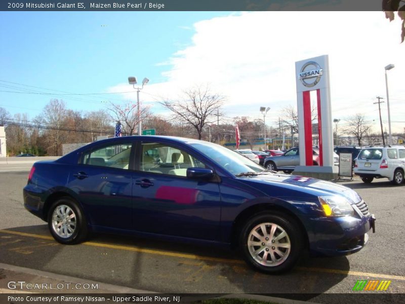 Maizen Blue Pearl / Beige 2009 Mitsubishi Galant ES