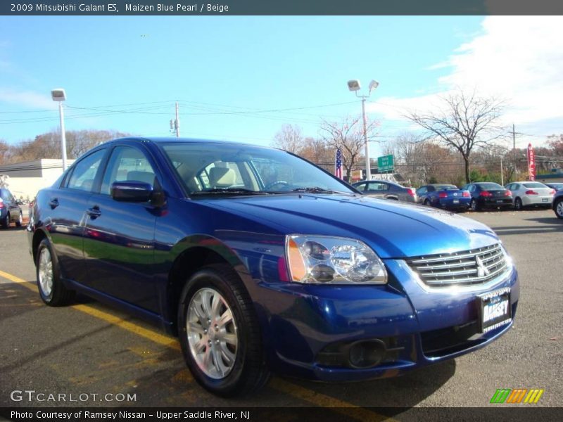 Maizen Blue Pearl / Beige 2009 Mitsubishi Galant ES
