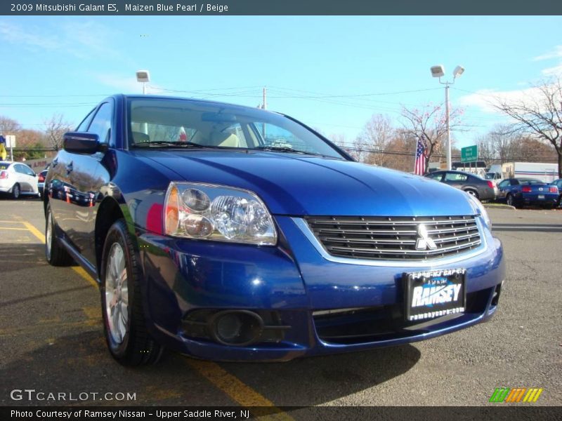 Maizen Blue Pearl / Beige 2009 Mitsubishi Galant ES
