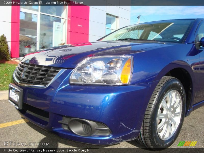 Maizen Blue Pearl / Beige 2009 Mitsubishi Galant ES