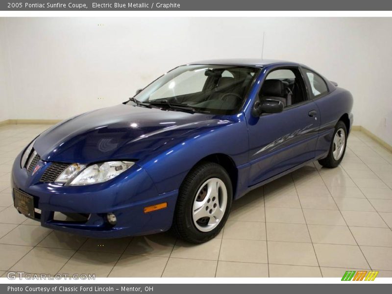 Electric Blue Metallic / Graphite 2005 Pontiac Sunfire Coupe