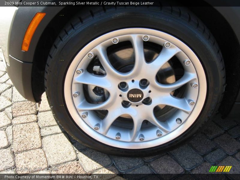 Sparkling Silver Metallic / Gravity Tuscan Beige Leather 2009 Mini Cooper S Clubman