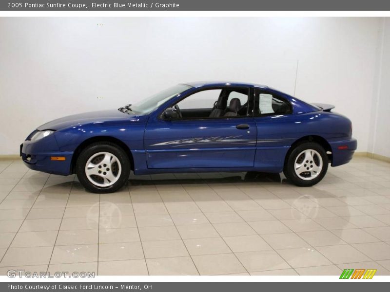 Electric Blue Metallic / Graphite 2005 Pontiac Sunfire Coupe