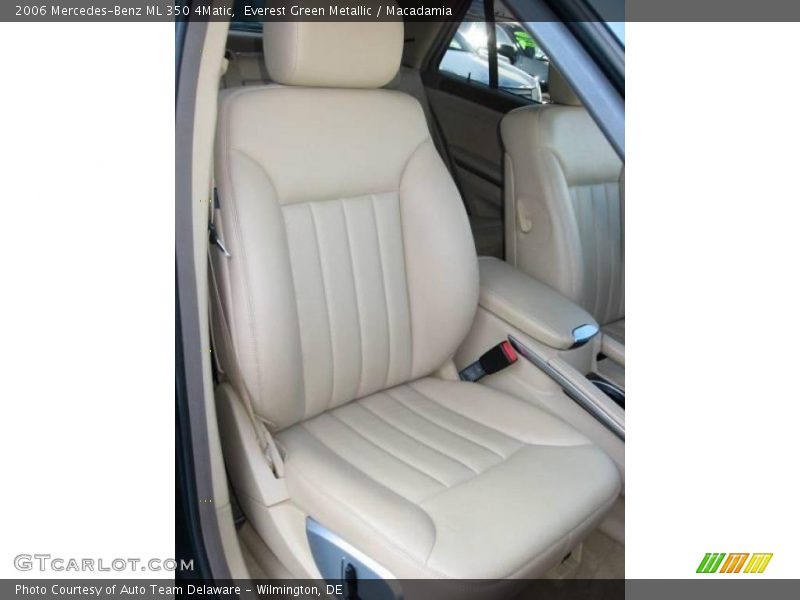Everest Green Metallic / Macadamia 2006 Mercedes-Benz ML 350 4Matic