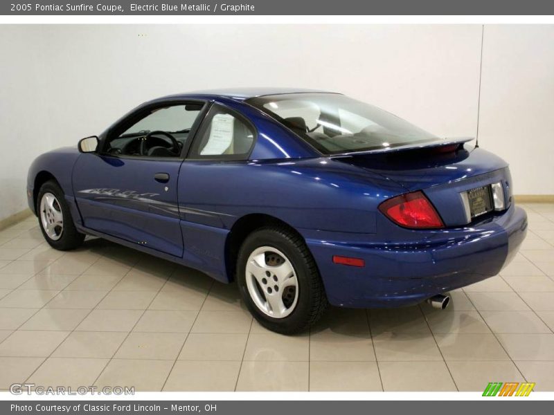 Electric Blue Metallic / Graphite 2005 Pontiac Sunfire Coupe