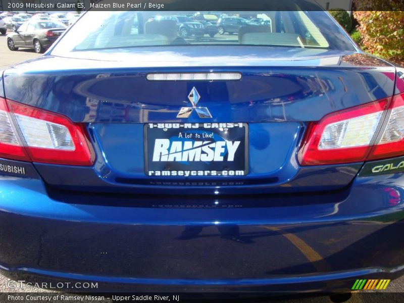 Maizen Blue Pearl / Beige 2009 Mitsubishi Galant ES