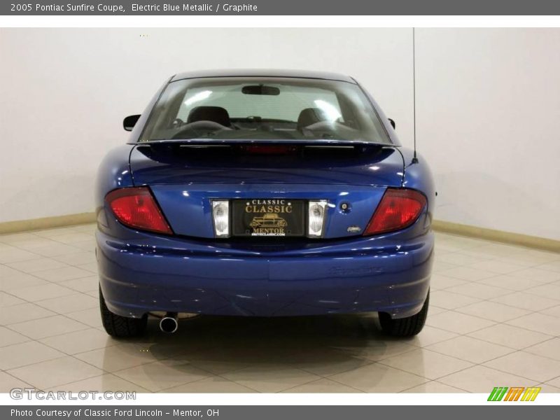 Electric Blue Metallic / Graphite 2005 Pontiac Sunfire Coupe
