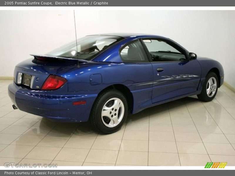 Electric Blue Metallic / Graphite 2005 Pontiac Sunfire Coupe