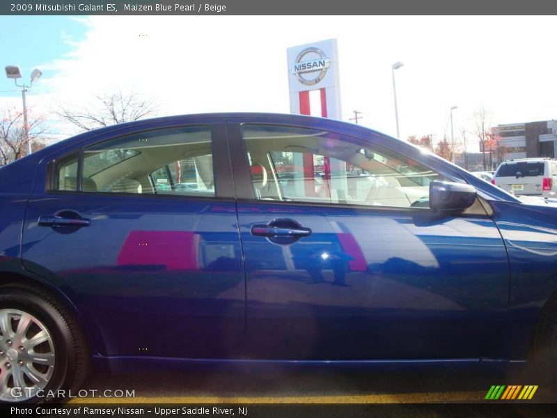 Maizen Blue Pearl / Beige 2009 Mitsubishi Galant ES