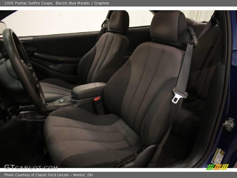 Electric Blue Metallic / Graphite 2005 Pontiac Sunfire Coupe