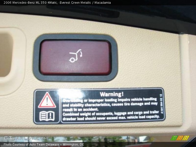 Everest Green Metallic / Macadamia 2006 Mercedes-Benz ML 350 4Matic