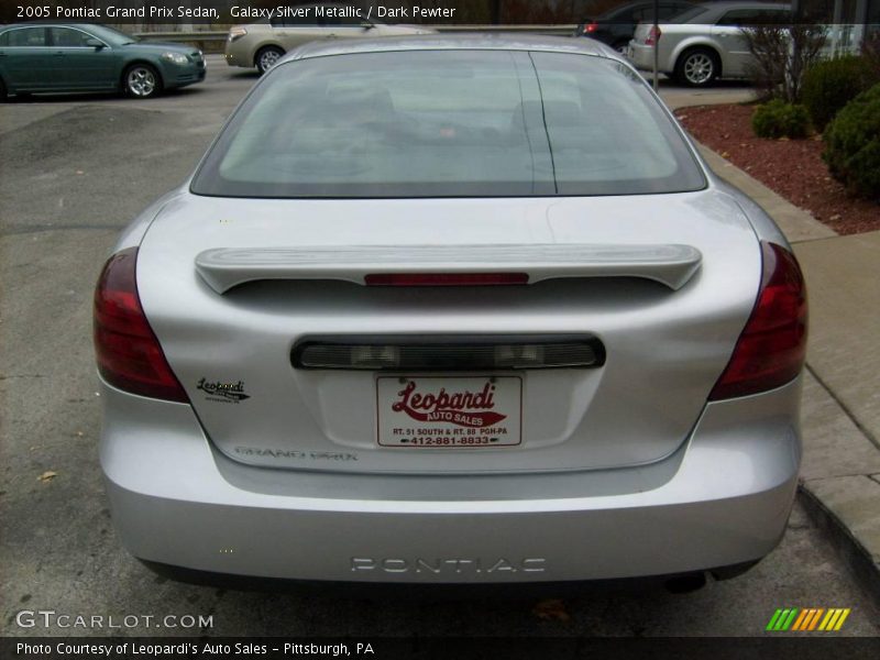 Galaxy Silver Metallic / Dark Pewter 2005 Pontiac Grand Prix Sedan