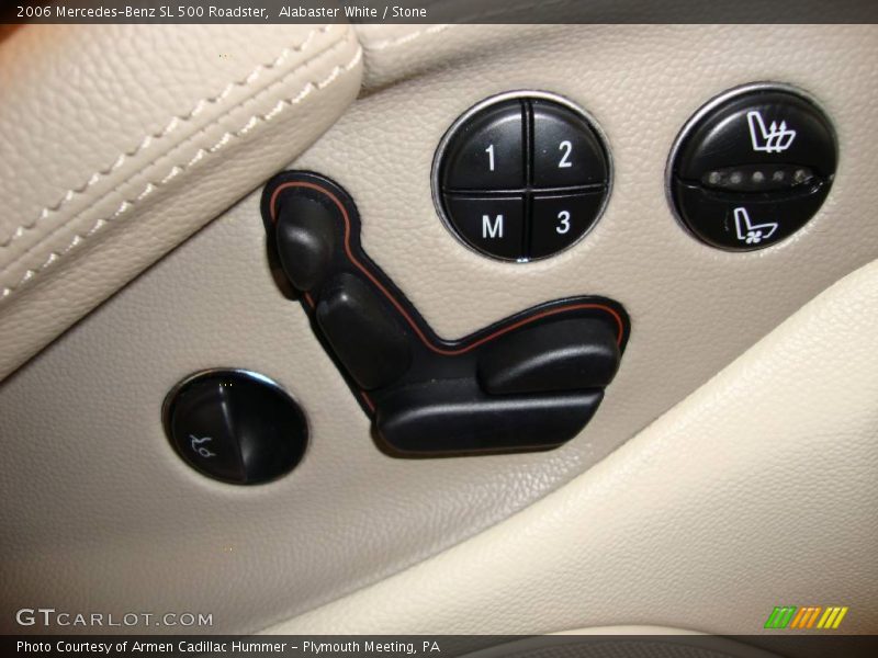 Alabaster White / Stone 2006 Mercedes-Benz SL 500 Roadster