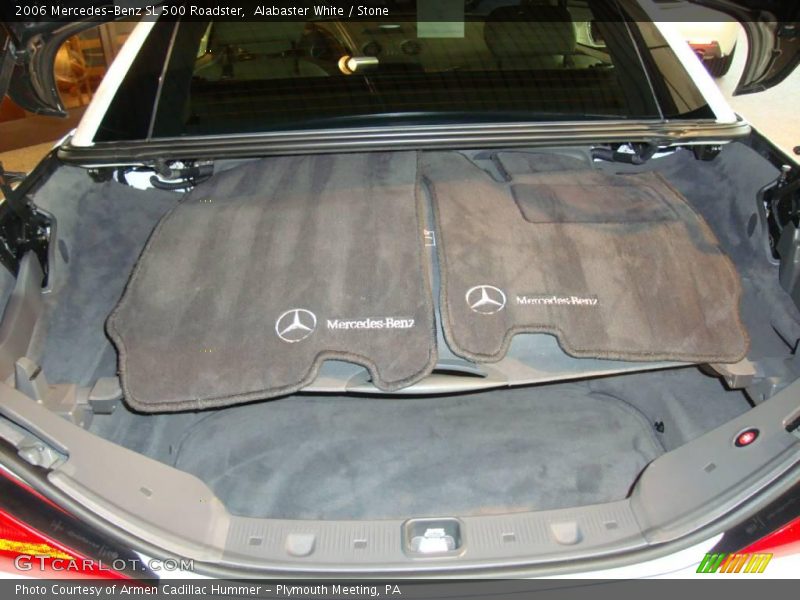 Alabaster White / Stone 2006 Mercedes-Benz SL 500 Roadster