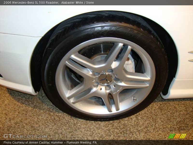 Alabaster White / Stone 2006 Mercedes-Benz SL 500 Roadster