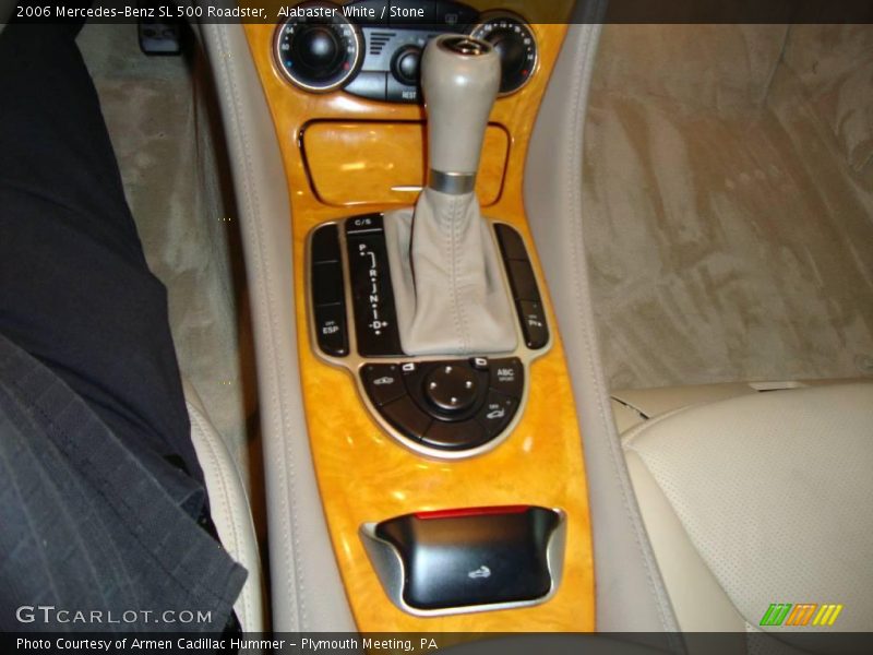 Alabaster White / Stone 2006 Mercedes-Benz SL 500 Roadster