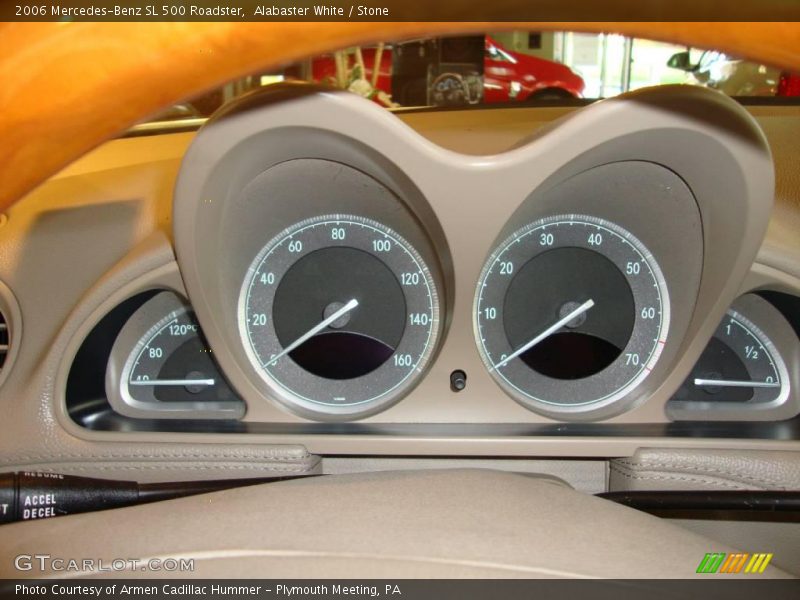 Alabaster White / Stone 2006 Mercedes-Benz SL 500 Roadster