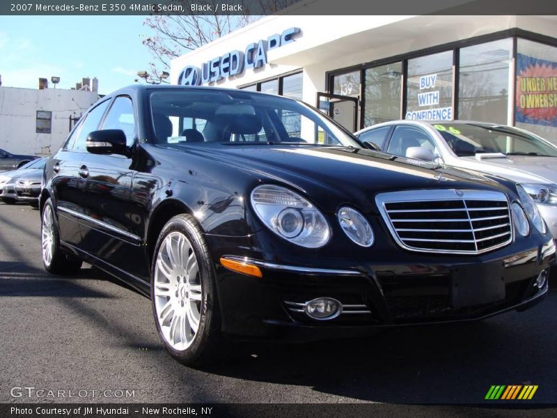 Black / Black 2007 Mercedes-Benz E 350 4Matic Sedan
