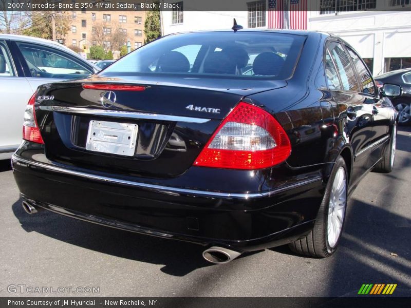Black / Black 2007 Mercedes-Benz E 350 4Matic Sedan