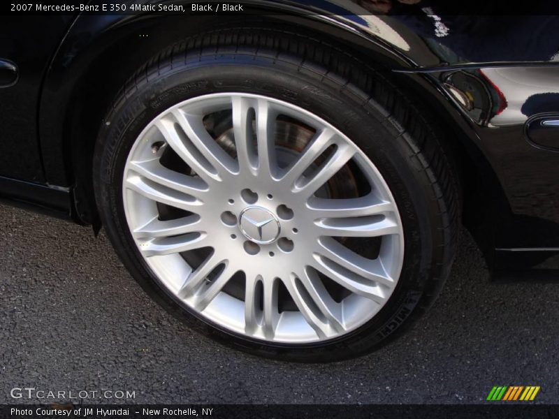Black / Black 2007 Mercedes-Benz E 350 4Matic Sedan