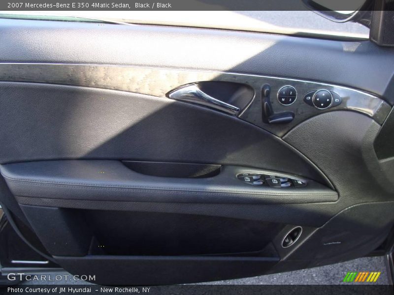 Black / Black 2007 Mercedes-Benz E 350 4Matic Sedan