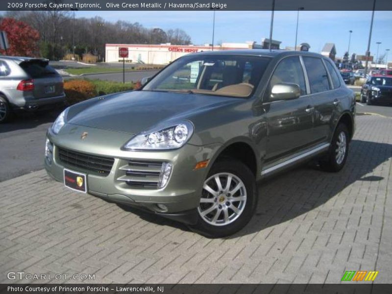 Olive Green Metallic / Havanna/Sand Beige 2009 Porsche Cayenne Tiptronic