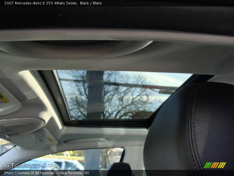 Black / Black 2007 Mercedes-Benz E 350 4Matic Sedan
