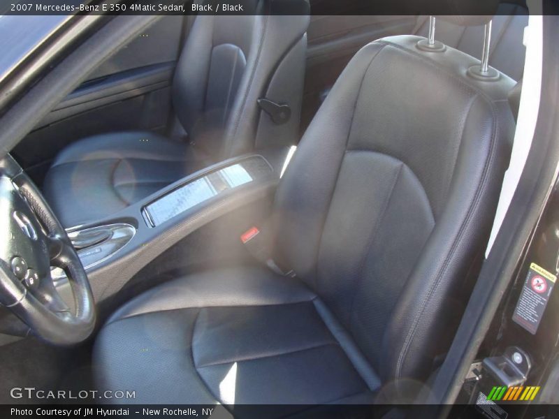 Black / Black 2007 Mercedes-Benz E 350 4Matic Sedan