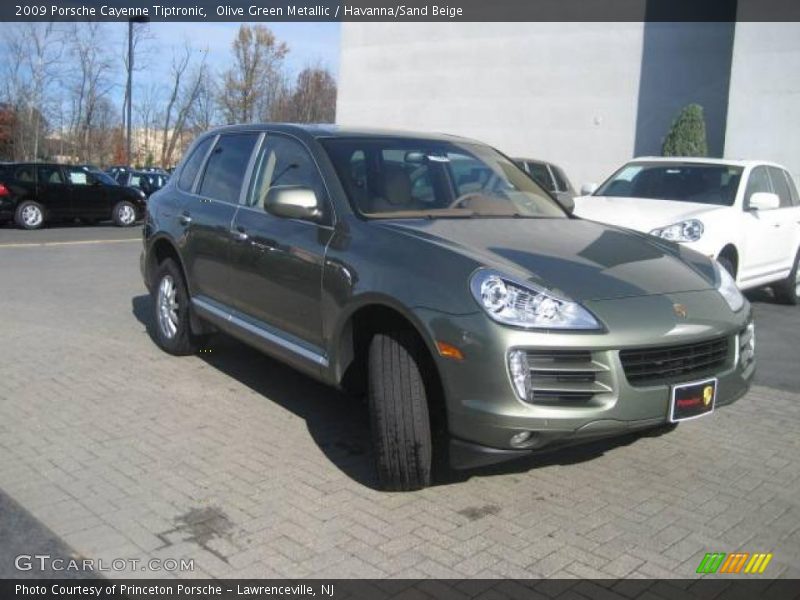 Olive Green Metallic / Havanna/Sand Beige 2009 Porsche Cayenne Tiptronic
