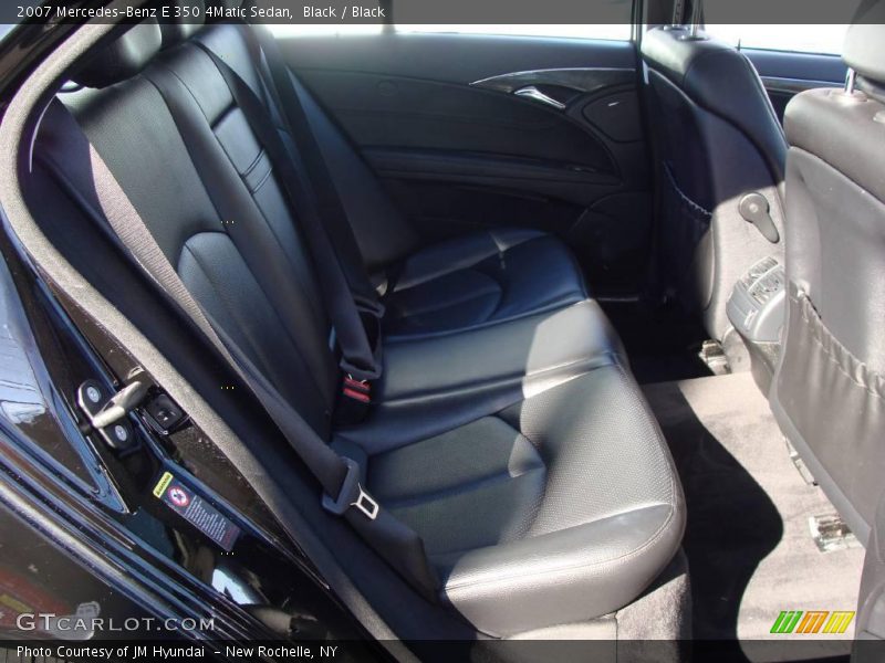 Black / Black 2007 Mercedes-Benz E 350 4Matic Sedan