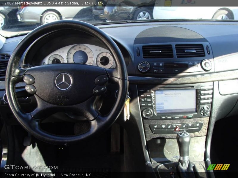 Black / Black 2007 Mercedes-Benz E 350 4Matic Sedan