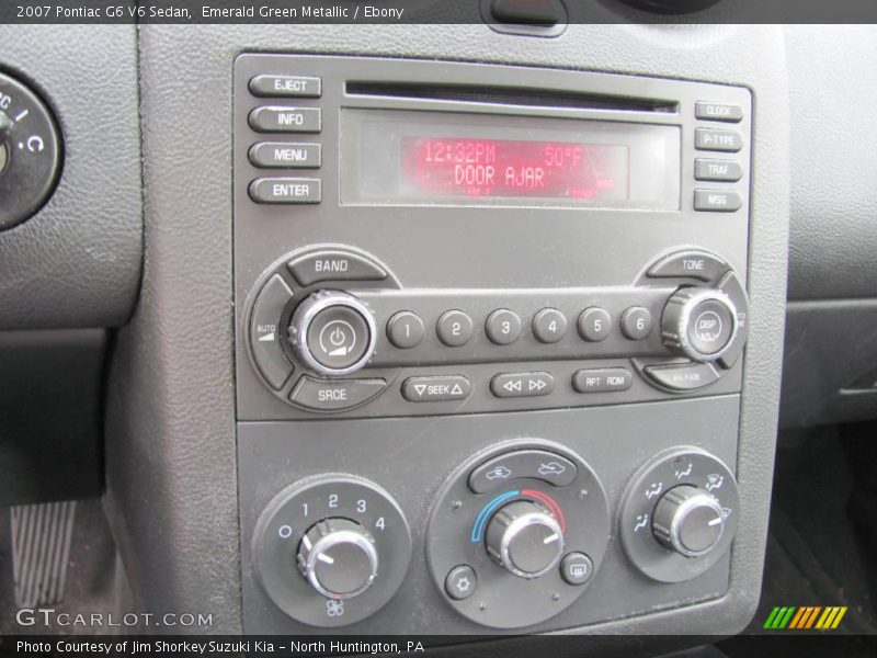 Emerald Green Metallic / Ebony 2007 Pontiac G6 V6 Sedan
