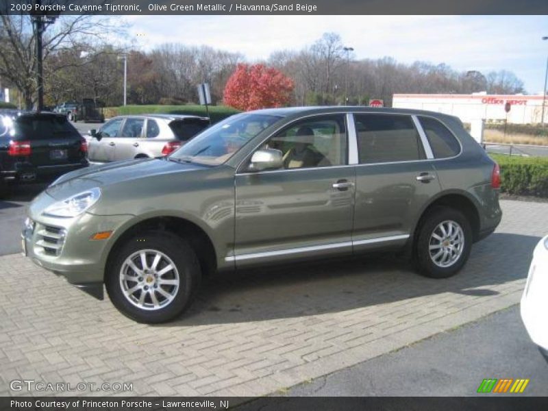 Olive Green Metallic / Havanna/Sand Beige 2009 Porsche Cayenne Tiptronic