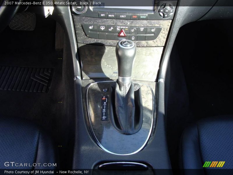 Black / Black 2007 Mercedes-Benz E 350 4Matic Sedan