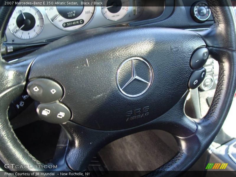 Black / Black 2007 Mercedes-Benz E 350 4Matic Sedan