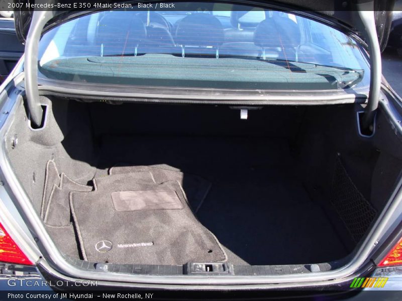 Black / Black 2007 Mercedes-Benz E 350 4Matic Sedan