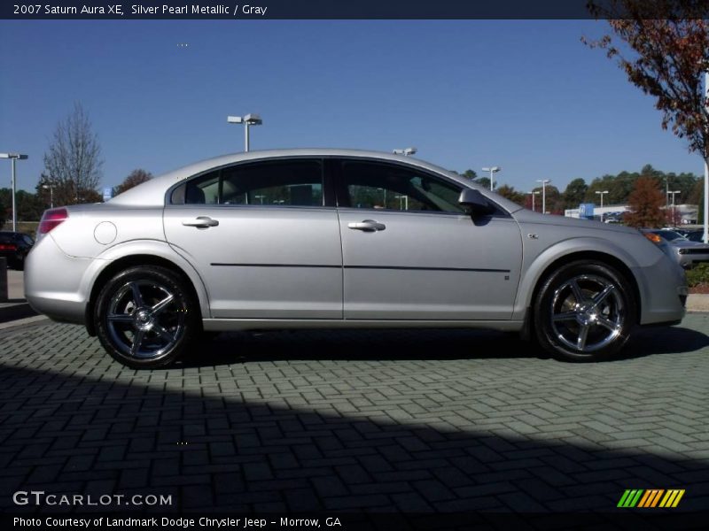 Silver Pearl Metallic / Gray 2007 Saturn Aura XE